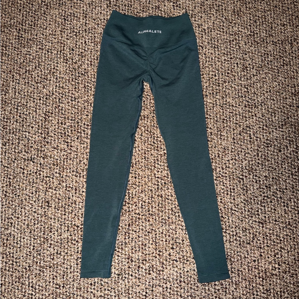 Alphalete Teal Women's Leggings - Picture 2 of 3
